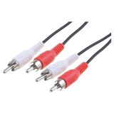 Cablu RCA Mufă x2 Nichelat 1.5m