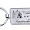 Breloc metal gravat laser si personalizat pentru hotel, pensiune
