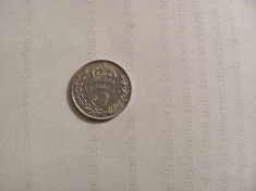 CY - 3 pence 1889 Marea Britanie / superba foto