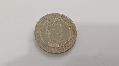 Marea Britanie / Anglia / Regatul Unit-5 Pounds/lire 2002- M. Reginei Mame foto