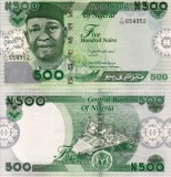 Bancnota Nigeria 500 Naira 2023 UNC Africa Neagra