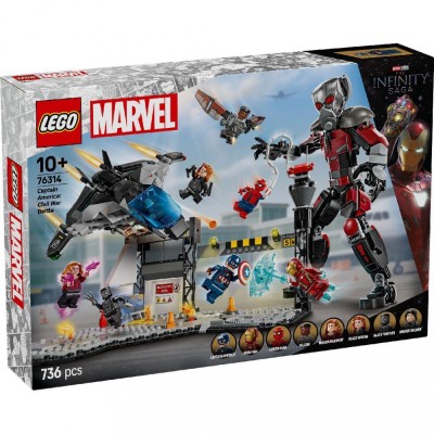 LEGO SUPER HEROES BATALIA DIN CAPTAIN AMERICA: CIVIL WAR 76314 SuperHeroes ToysZone foto