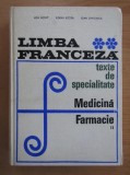 Ada Hecht - Limba franceza. Texte de specialitate Medicina - Farmacie ( vol. 2 )