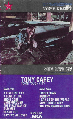 Casetă audio Tony Carey &amp;lrm;&amp;ndash; Some Tough City, originală foto