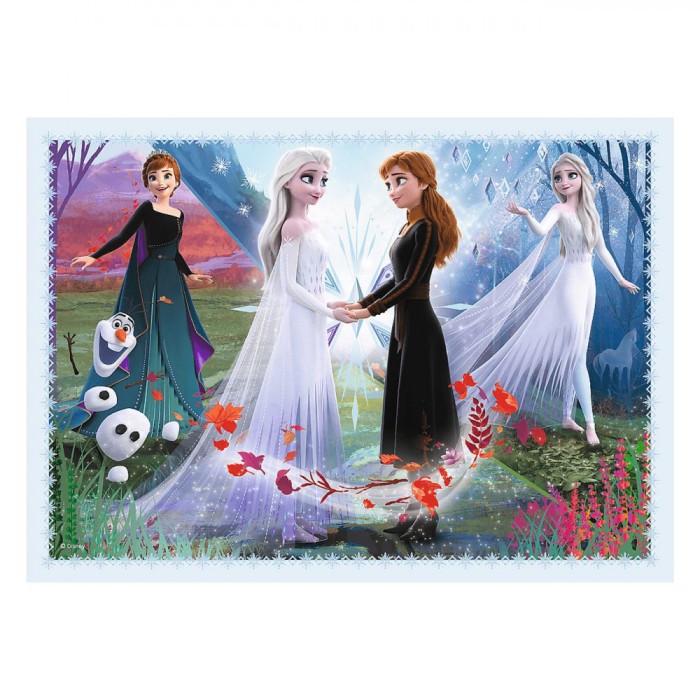 Puzzle FROZEN 4 in 1, 70 piese