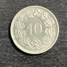 Moneda 10 rappen 1975 Elvetia