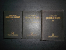 MANUALUL INGINERULUI MECANIC 3 volume (1950-1952) foto