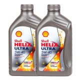 Pachet 2 x Ulei Motor Shell Helix Ultra 5W40 SN+ A3 B4, 1 Litru (Total 2 Litri)