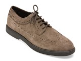 Pantofi eleganti GEOX gri, U66LAD, din piele intoarsa