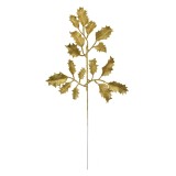 Cumpara ieftin Set 6 crengute Ilex artificial auriu 15x3x38 cm