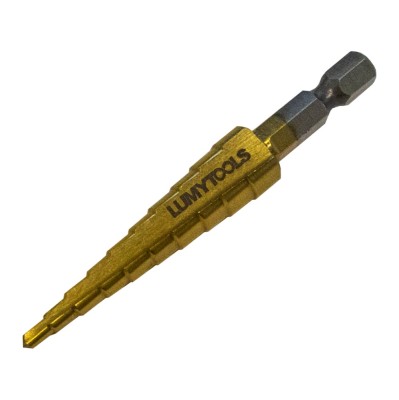 Burghiu pentru metal, in 10 trepte, Lumytools LT21842, 3 - 12 mm foto