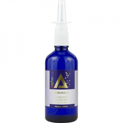 SINUSILV ATOMIZOR NAZAL CU AG COLOIDAL 40PPM &amp;quot;ALCHEMY&amp;quot; 100ml AGHORAS foto