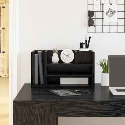 vidaXL Organizator Birou Lemn Vechi 44.5 x 24 x 25 cm Lemn compozit foto