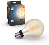 Cumpara ieftin Bec inteligent Philips Hue White Ambiance Filament G125, E27 Edison - RESIGILAT