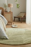 Cumpara ieftin Covor Lino Leaf Verde Sage 160X160 cm, rotund, Flair Rugs