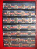 HOPCT LOT NR 117 PICTURA NEOPRIMITIVA -EVOLUTIA -24 BUC-ETICHETE VECHI DE TRABUCURI/ CIGARS LABELS -COLECTIE DE LUX-