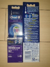 Set 2 rezerve Oral B Braun 3D white nou foto