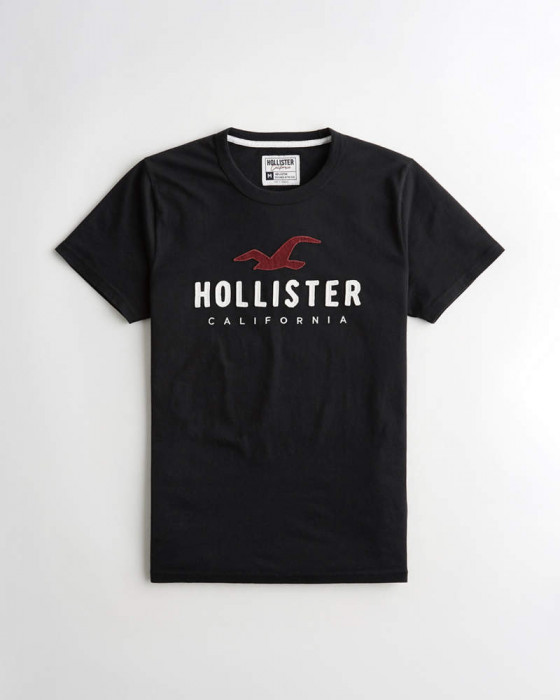 Tricou Hollister negru mas. L -Lichidare stoc!!