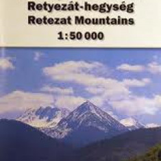 Das Retezat Gebirge Wanderkarte / Muntii Retezat harta turistica