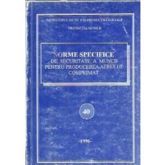 Norme specifice de securitate a muncii pentru producerea aerului comprimat