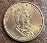 C50 - Moneda foarte veche - America - 1 dollar William Henry HHarrison - litera D - 2009