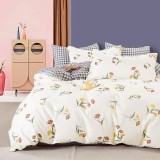 LENJERIE DE PAT PERCALLE IMPRIMAT (PRC102) - king size 6 piese