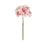 Floare decorativa artificiala, Hortensie, Roz, 24 cm, ATU-084154, Oem