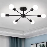 Lustra Mikkos 6XE27 Negru, Alessandro DESIGN