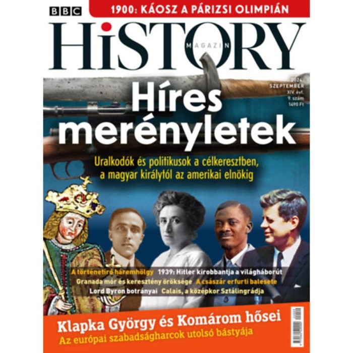 BBC History - 2024. XIV. &eacute;vfolyam 9. sz&aacute;m - Szeptember