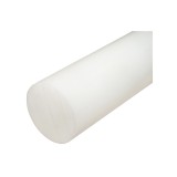 Bara poliamida, polioximetilena-poliacetal POM alba 1000x80mm 7.65 KG