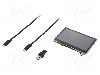 Afisaj TFT, grafic, rezolutie 480x272, 4,3", {{Tensiune alimentare}}, MIKROE - MIKROMEDIA 4 FOR STM32F2 CAP. FPI FRAME