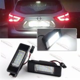 Set lampi LED numar Nissan X-Trail, Qashqai ,Primera, Pathfinder,Juke