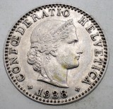 1.383 ELVETIA 20 RAPPEN 1938 B