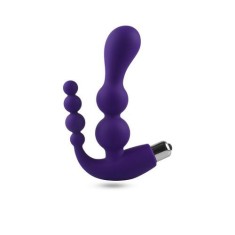 Dopuri cu vibratii - Enjoy Placere Dubla Dop Anal Vibrator Stimularea Dubla pentru Senzatii Anale si Vaginale Intense