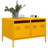 VidaXL Dulap TV, galben muștar, 68x50x43,5 cm, oțel laminat la rece