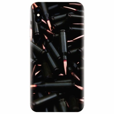 Husa silicon pentru Apple Iphone X, Ammunition Bullets foto