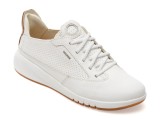 Cumpara ieftin Pantofi sport GEOX albi, D02HNA, din piele naturala