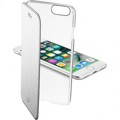 Husa Agenda Clear Argintiu Apple iPhone 7, iPhone 8, iPhone SE 2020 foto
