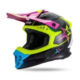 Cumpara ieftin Casca cross Ufo Plast Intrepid negru / galben / violet