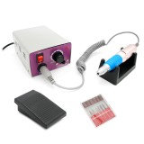 Pila/freza electrica pentru manichiura si pedichiura, Lina ZS-211, 12W, 25000RPM, Gri