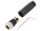 Conector M8 4PIN Femelă pe Cablu IP67 30V