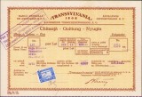 A992 Chitanță Banca Generală de Asigurare Transsylvania, 1932