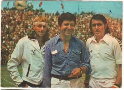 SV * Bjorn Borg - Ilie Nastase (jucatori de tenis) + Ion Dichiseanu (actor) foto