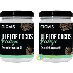 Pachet Ulei de Cocos Extra Virgin Ecologic/Bio 500ml + 500ml