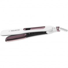 Placa de indreptat parul Rowenta Premium Care Brush Straight SF7510F0, Invelis Cashmere Keratin, 200&#186;