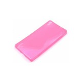Husa Silicon S-Line Roz Huawei Ascend P7 - Protectie Premium