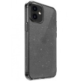Husa pentru Apple iPhone 12 mini, UNIQ, LifePro Tinsel Glitter, Gri