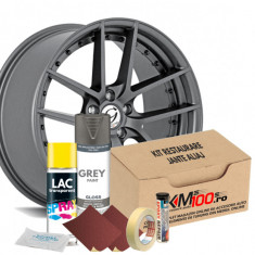 Kit reparatie jante, culoare GRI (V1) - Cod RAL: 7024