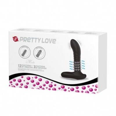 06 Stimulator anal Pretty Love cu vibratii si rotatii foto