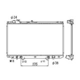 Radiator racire Lexus Gs (S160), 10.1997-14.2004 Model Gs300/Gs400 Motorizare 3, 0 R6 168kw; 4, 0 V8 224kw Benzina, tip climatizare Cu/fara AC, cutie